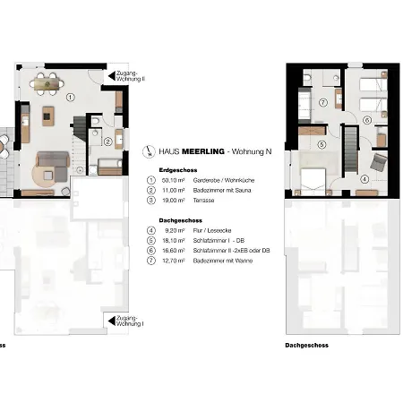 בית נופש Haus Meerling *